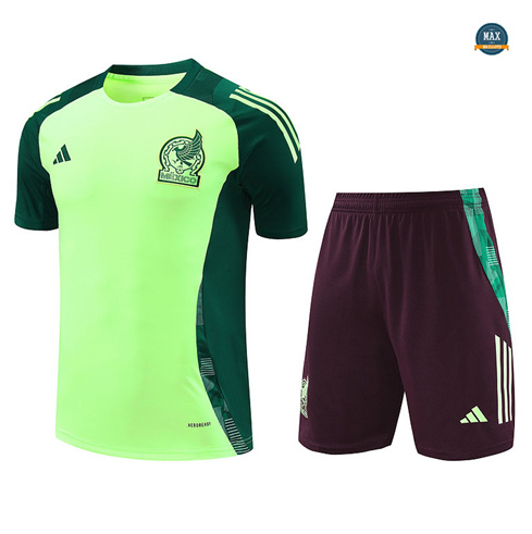 Grossiste Maillot Training Mexique + Short 2024/25 Vert