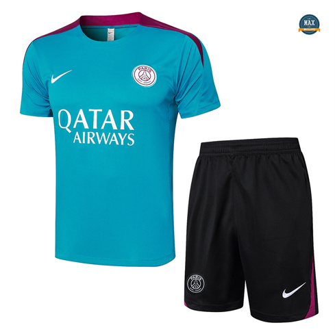 Soldes Maillot Training Paris Saint Germain + Short 2024/25 Bleu