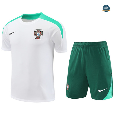 Achetez Maillot Training Portugal + Short 2024/25 Blanc