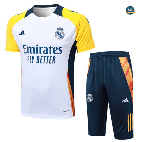 Achetés Maillot Training Real Madrid + Short 2024/25 Blanc