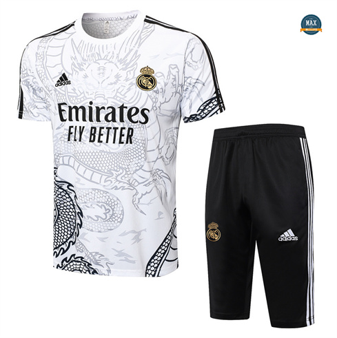 Choix Maillot Training Real Madrid + Short 2024/25 Blanc