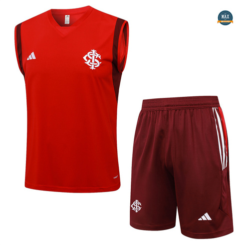 Achetés Maillot SC Internacional Ensemble Short Debardeur 2024/25 Rouge