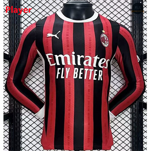 Max Maillots Player Version 2024/25 AC Milan Manche Longue