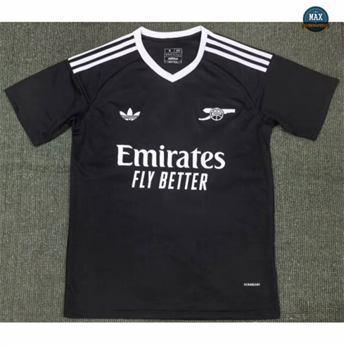 Max Maillot Arsenal Training Noir 2024/25