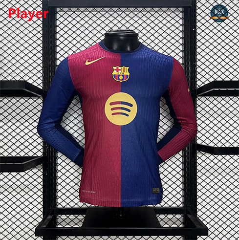 Max Maillot Player Version 2024/25 Barcelone Domicile Manche Longue