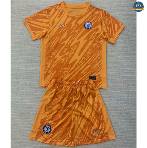 Max Maillot Chelsea Enfant Gardien de but Orange 2024/25