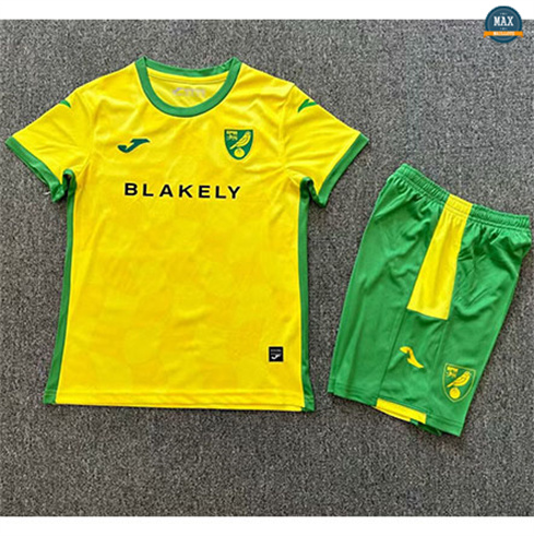 Max Maillots Norwich City Enfant Domicile 2024/25