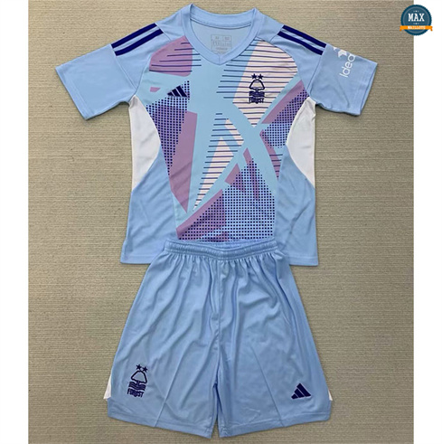 Max Maillot Nottingham Forest Enfant Gardien de but Bleu 2024/25