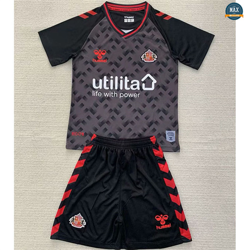 Max Maillot Sunderland Enfant Gardien de but Noir 2024/25