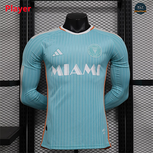 Max Maillots Player Version 2024/25 Inter Miami Third Manche Longue