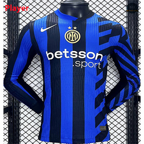 Max Maillot Player Version 2024/25 Inter Milan Domicile Manche Longue