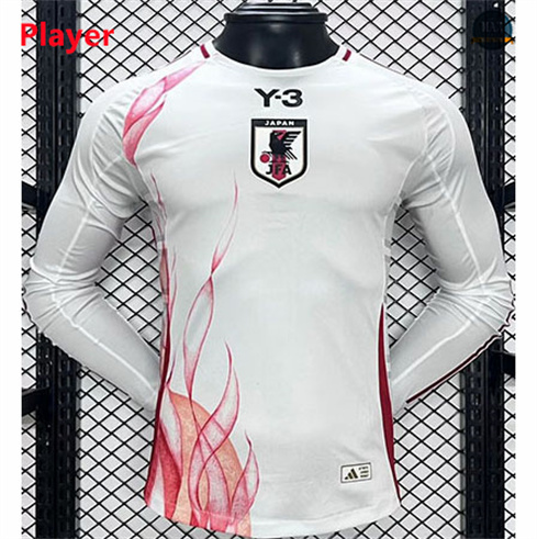 Max Maillot Player Version 2024/25 Japon Y3 Manche Longue Blanc