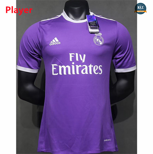 Max Maillot Retro 2016-17 Player Version Real Madrid Shorts Violet