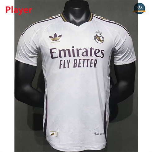 Max Maillots Player Version 2024/25 Real Madrid Édition Spéciale Blanc