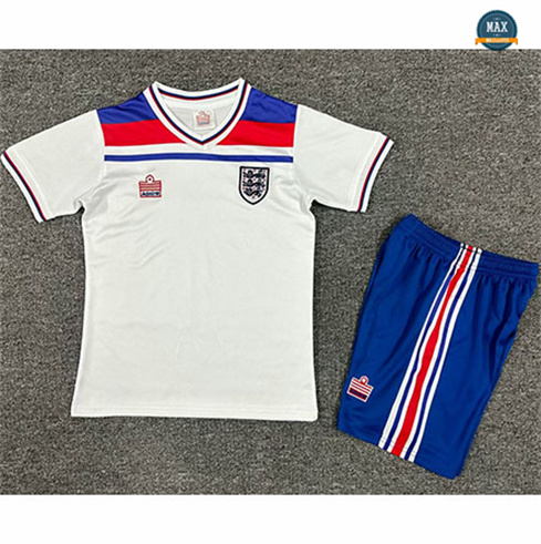 Max Maillots Retro 1982 Angleterre Enfant Domicile