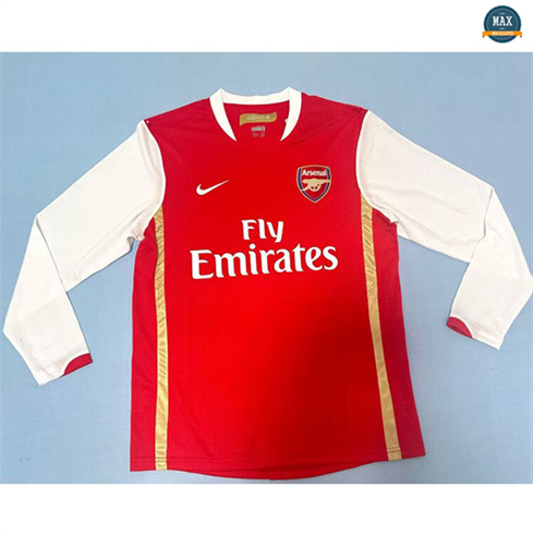 Max Maillot Retro 2006-07 Arsenal Domicile Manche Longue