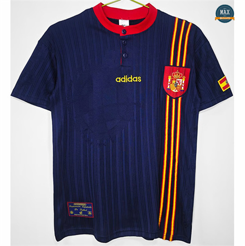 Max Maillots Retro 1996 Espagne Exterieur