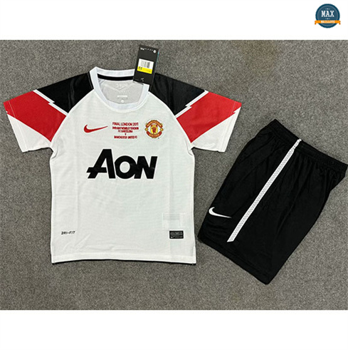 Max Maillot Retro 2011-12 Manchester United Enfant Exterieur