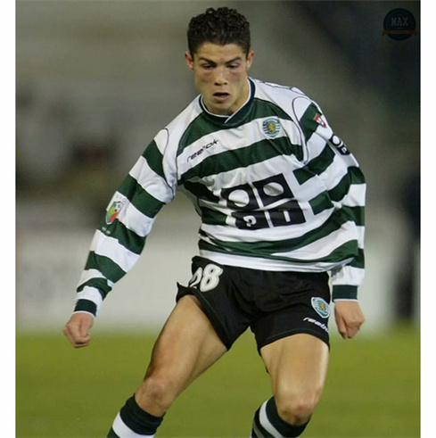 Max Maillots Retro long 01-03 Sporting CP Domicile