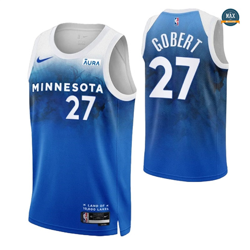 Max Maillots Rudy Gobert, Minnesota Timberwolves 2023/24 - City