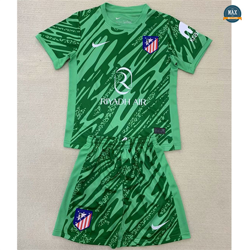 Max Maillot Atletico Madrid Enfant Gardien De But Vert 2024/25