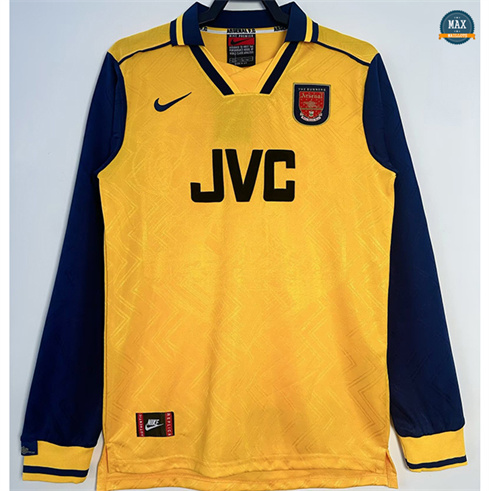 Max Maillots Retro 1996-97 Arsenal Exterieur Manche Longue