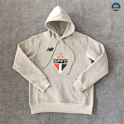 Maillots Veste Sweat A Capuche São Paulo 2024/25 gris